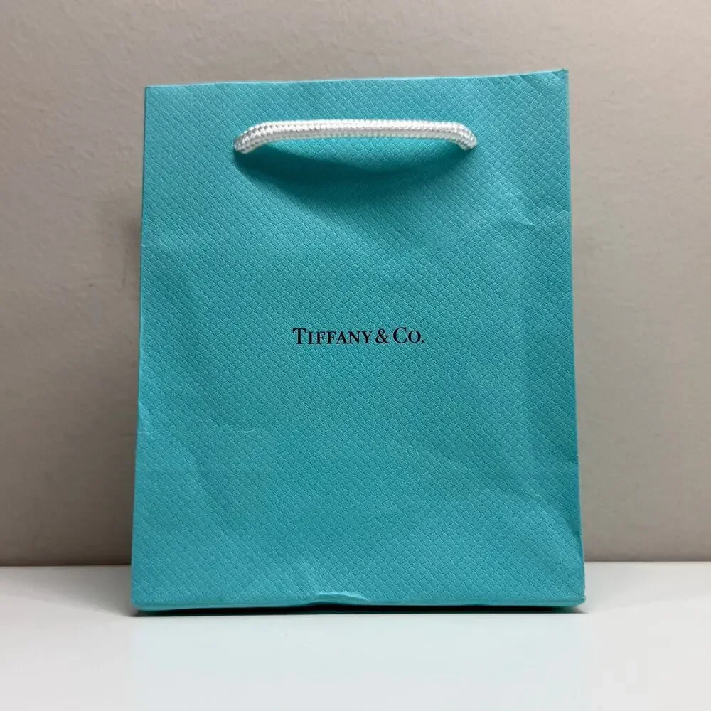 Tiffany & Co. | Gift Bag w/ Card | Mint Green | 6 x 5 x 3 in.
